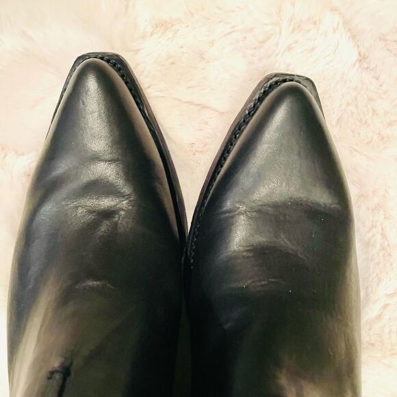 ♥️ Frye Leather Boots Sacha Moto Shortie. 9.5 - Picture 12 of 16